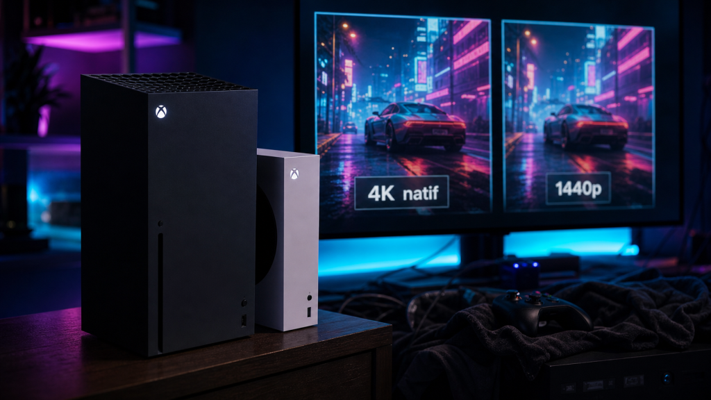 Xbox Series X vs Series S : 4K natif vs 1440p