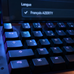 Changement clavier QWERTY AZERTY : clavier AZERTY sur bureau