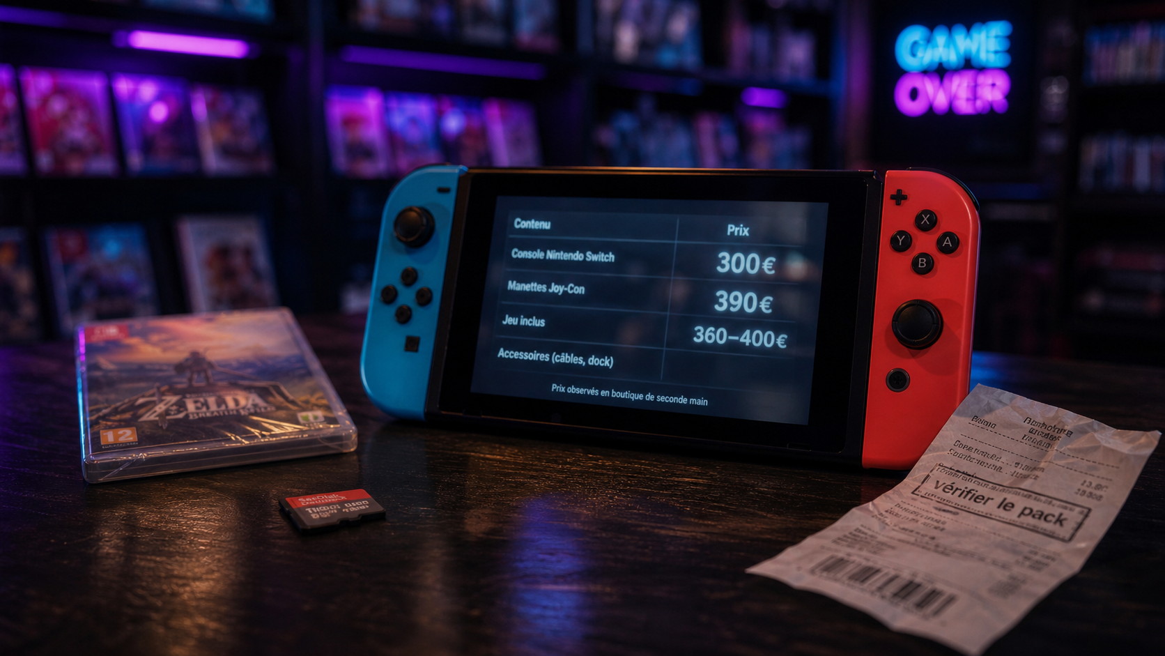 Combien coûte une Nintendo Switch : prix Switch classique, OLED et Lite selon packs