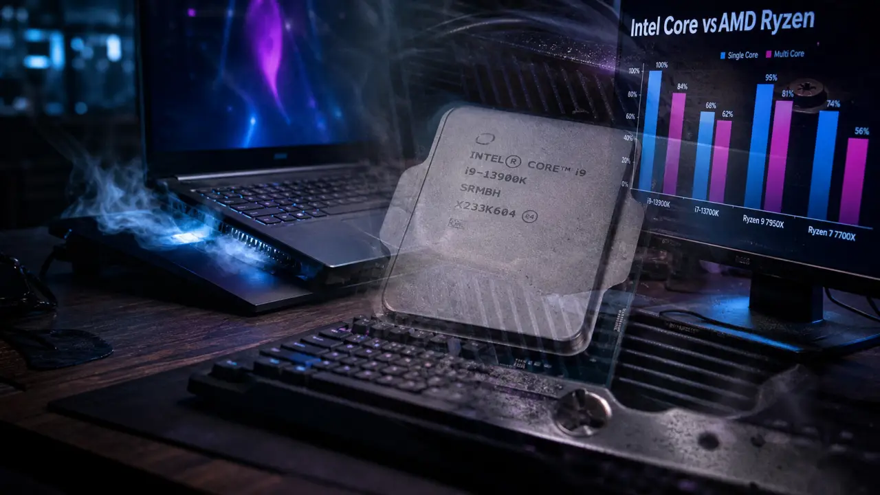 Intel ou AMD processeur : jeu et multitâche