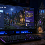 Jeu qui ressemble au sims : menu Simulation de vie sur écran de jeu