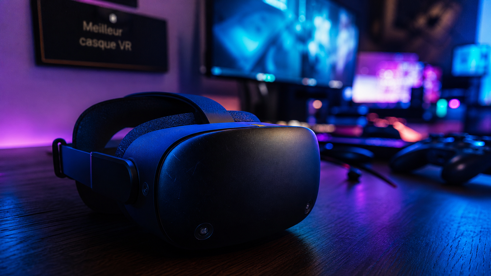 Meilleur casque VR : casque autonome en gaming nocturne