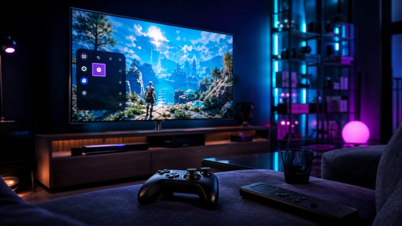Meilleur TV QLED 55 pouces : gaming ou salon lumineux, HDR très lumineux
