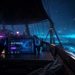 Sea of Thieves PS5 sur sloop nocturne, cross-play et achat