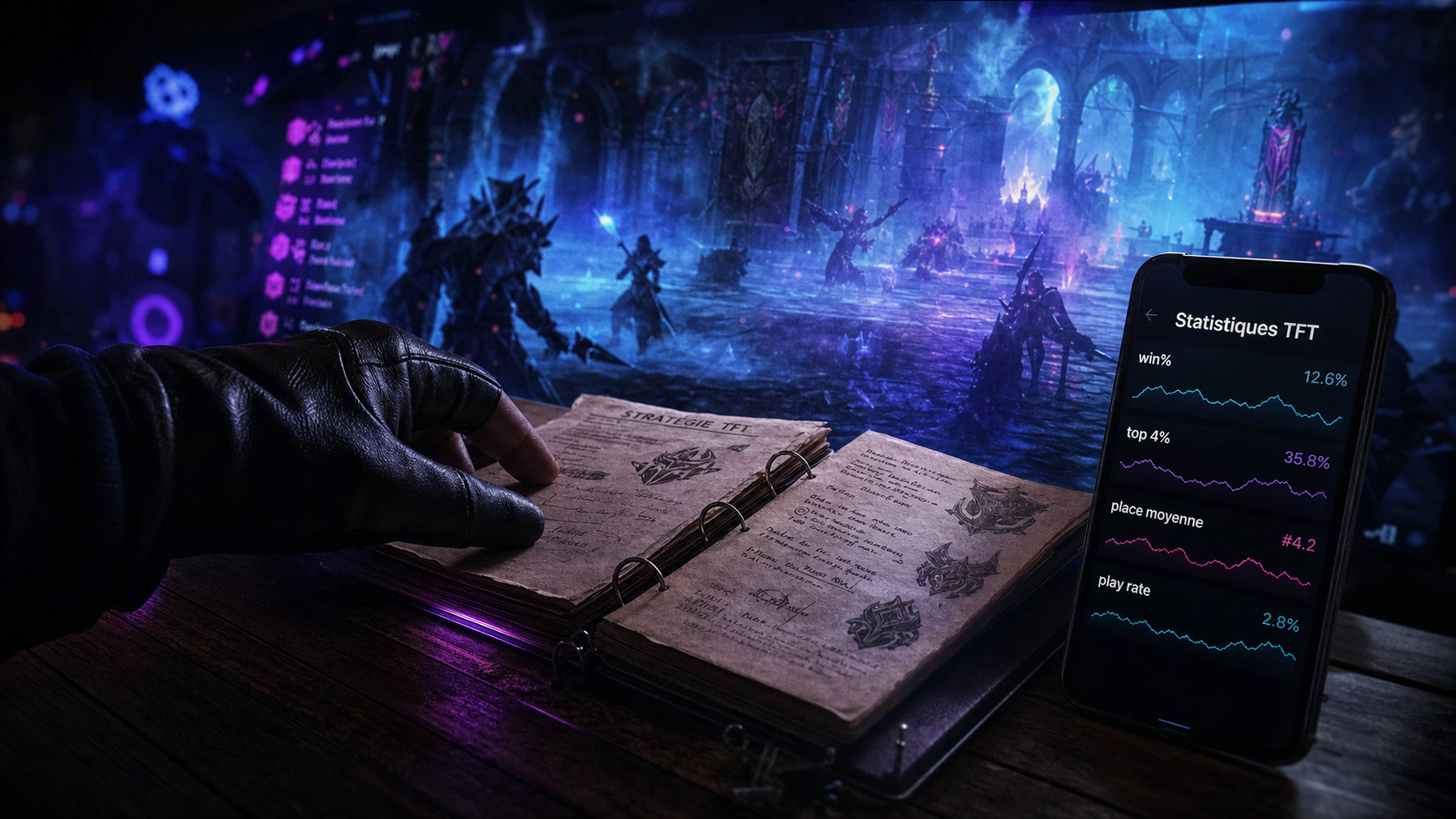 Statistiques TFT : winrate, top 4, play rate