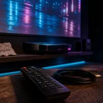 Photo test vidéoprojecteur : luminosité, contraste et input lag sur écran cinéma