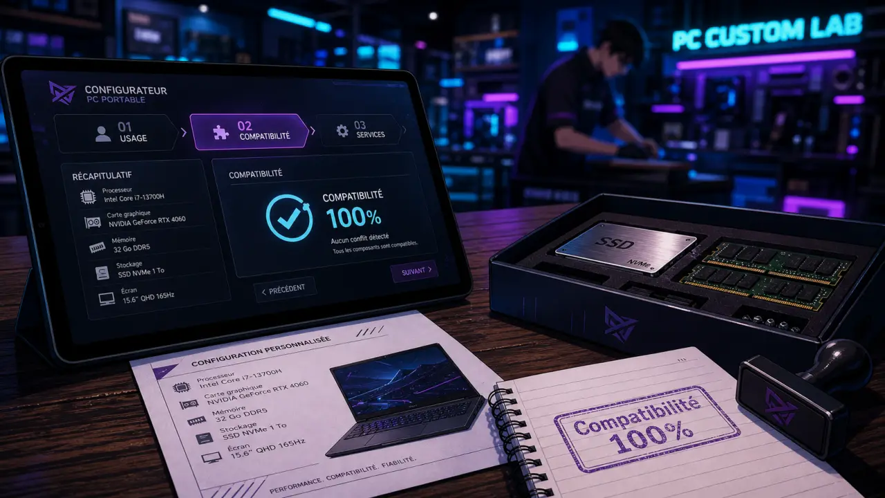 Configurateur pc portable : choisir gaming, mobilité et usage pro