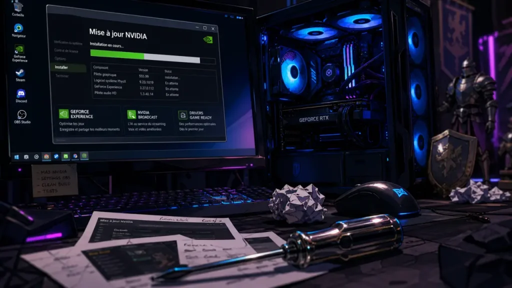 Mettre à jour un pilote NVIDIA sans erreur, avec GeForce Experience ou le site officiel