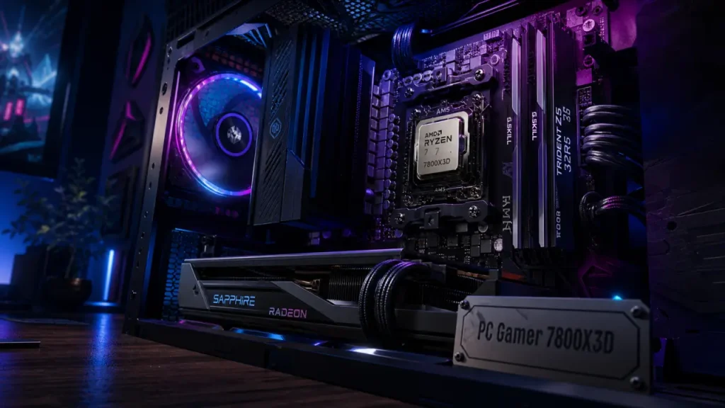 PC gamer Ryzen 7 7800X3D : 32 Go DDR5, RTX 5070 ou RX 9070 XT ?