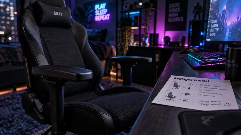 Fauteuil gaming BUT : le design racing ne suffit pas pour jouer confortablement