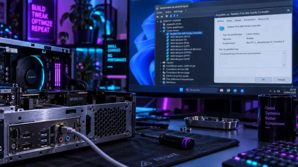 Realtek Gaming 2.5GbE Family Controller : identifiez le pilote avant toute mise à jour