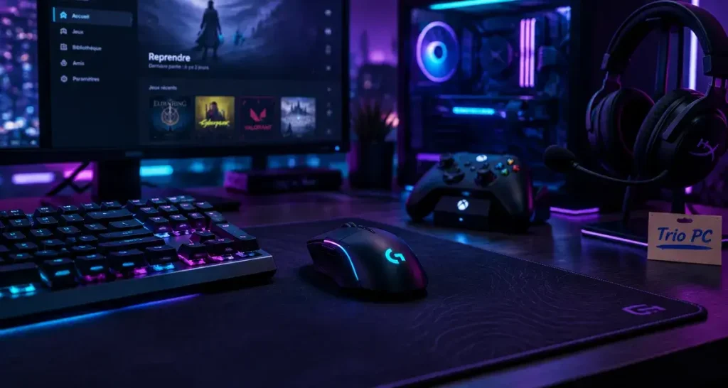 Les accessoires gaming améliorent le confort, la précision et l’organisation du setup