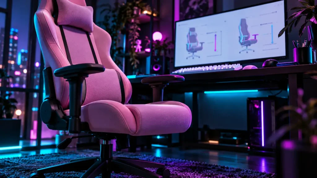 Chaise gaming rose : les 4 réglages qui comptent plus que la couleur