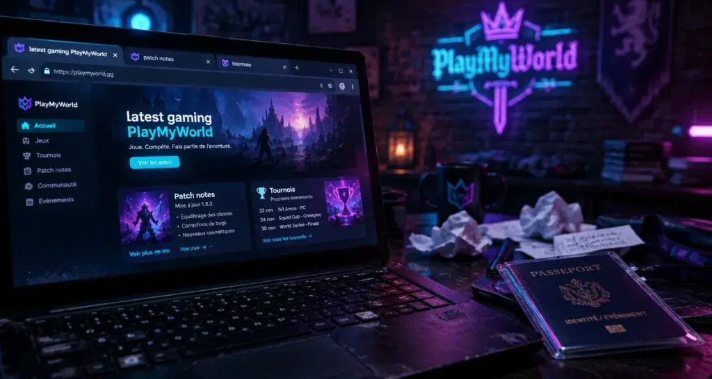 Latest gaming PlayMyWorld : trois usages à distinguer, jeux, actualités et tournois