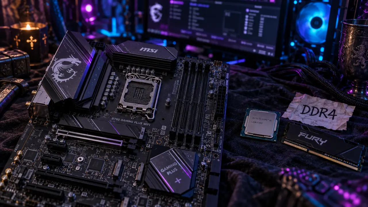 Vérifier CPU compatibility MSI B760 Gaming Plus WiFi DDR4 BIOS mémoire