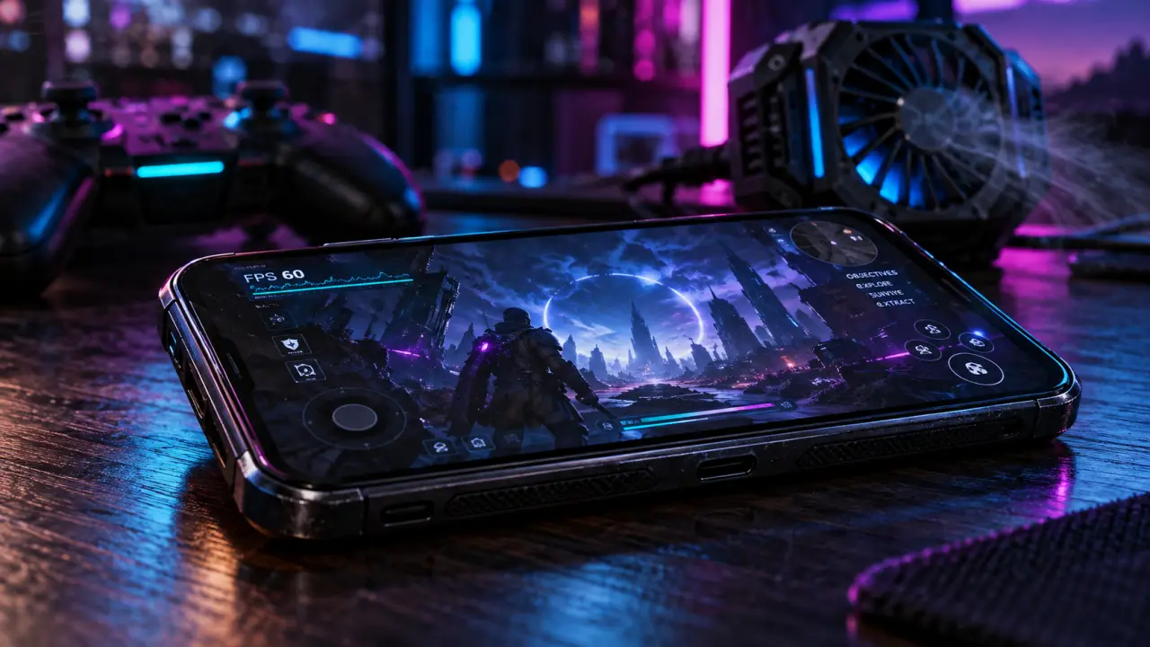 Telephone gaming : durabilité et FPS stables